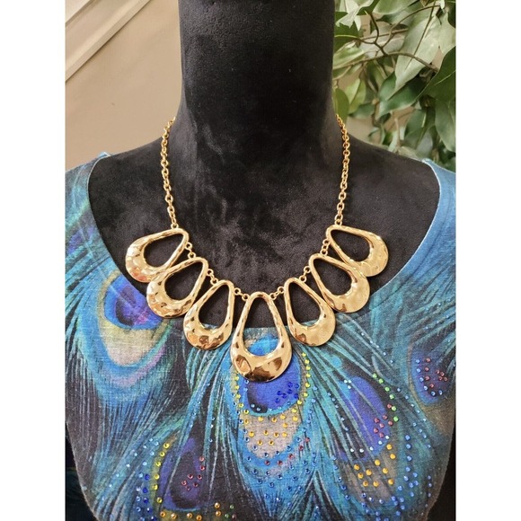 Indigo Soul Women's Multicolor Peacock Round Neck Long Sleeve Top Blouse Small - Picture 10 of 12